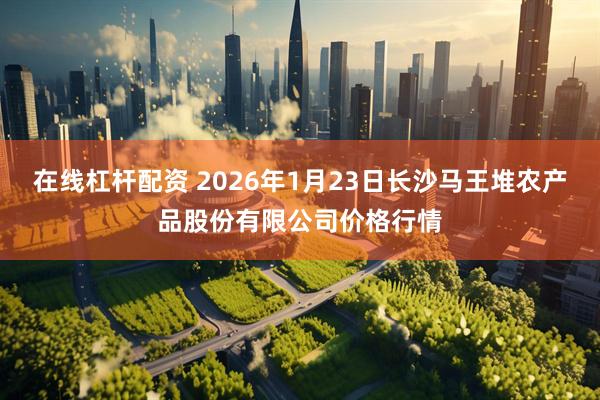 在线杠杆配资 2026年1月23日长沙马王堆农产品股份有限公司价格行情